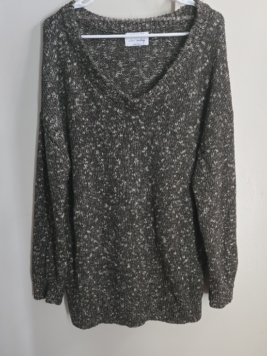 Old Navy Sweaters - Old Navy Marled V-Neck Tunic Length Sweater